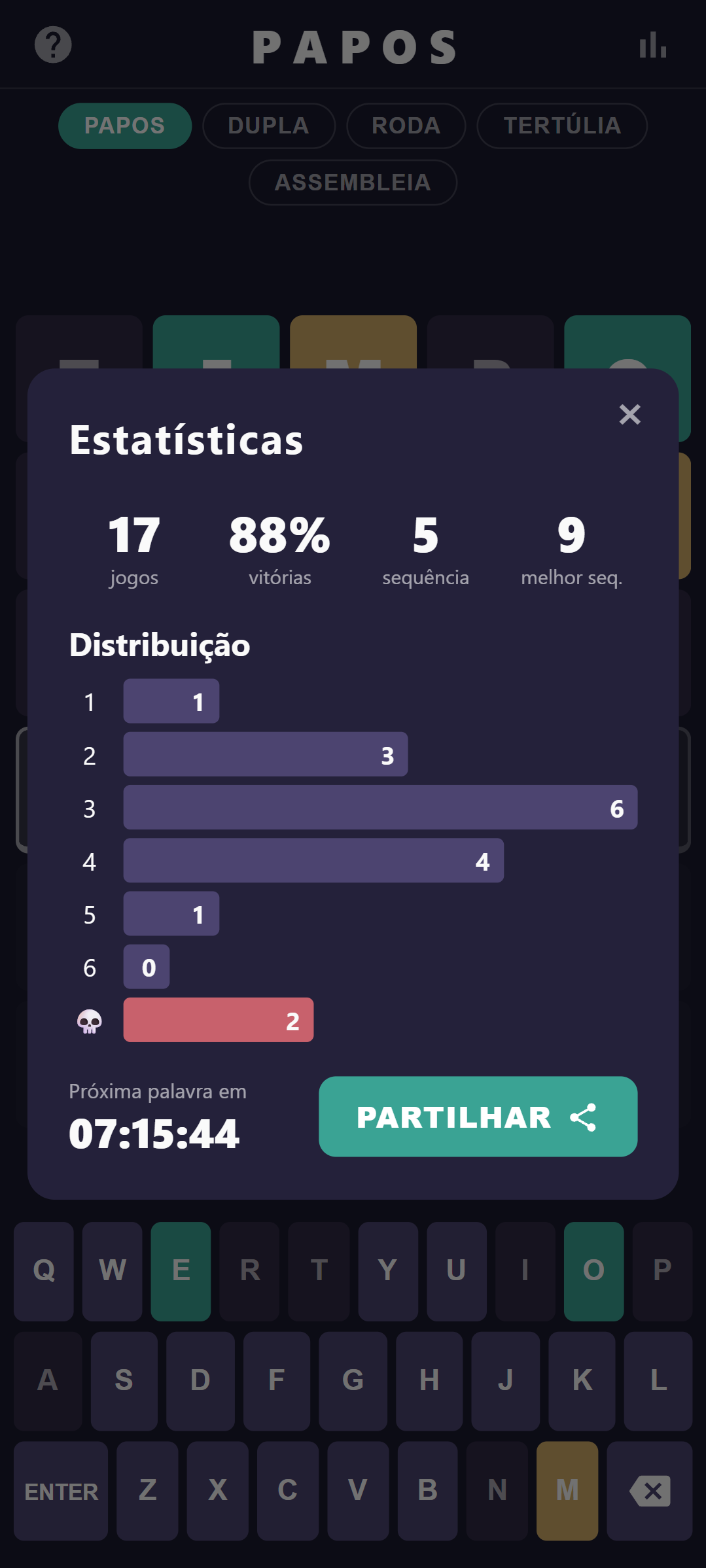 Estatísticas
